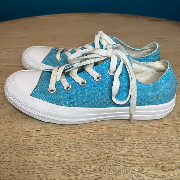 Converse All Star Chuck Taylor Classic Sneakers Blue Unisex Men’s 4 / Women’s 6 - Picture 4 of 8